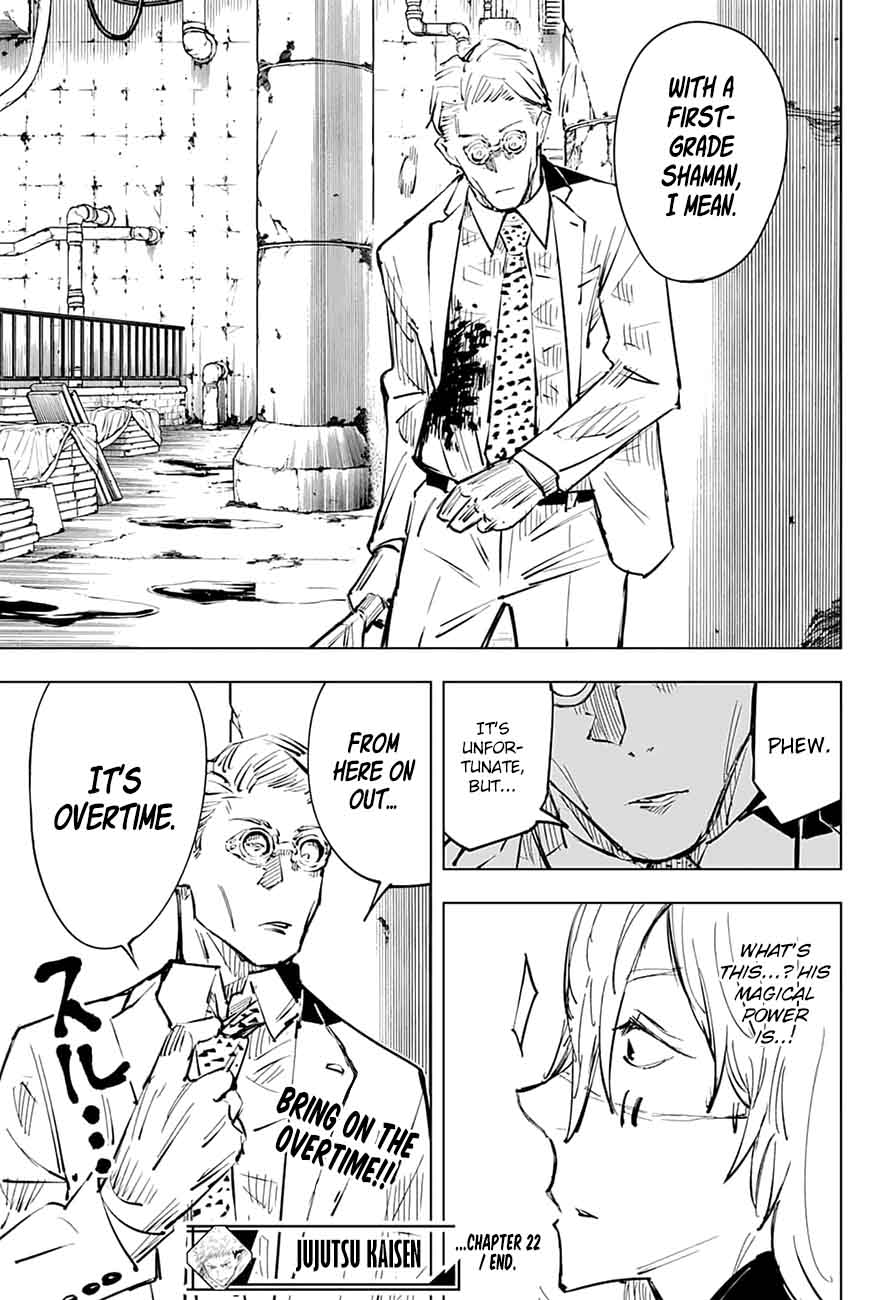 JUJUTSU KAISEN Chapter 22 - Page 19 in English