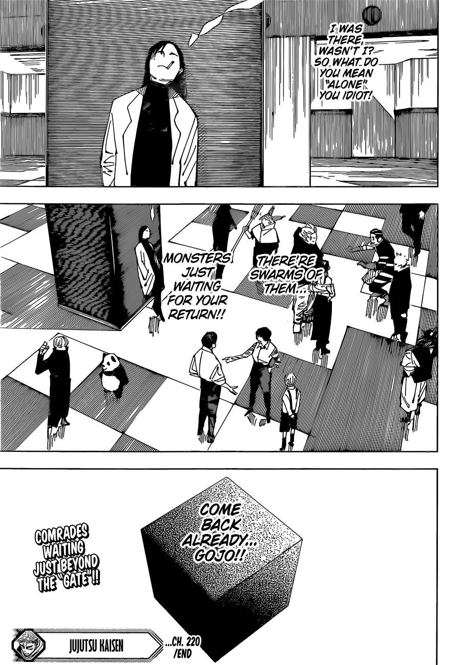 JUJUTSU KAISEN Chapter 220 - Page 19 in English