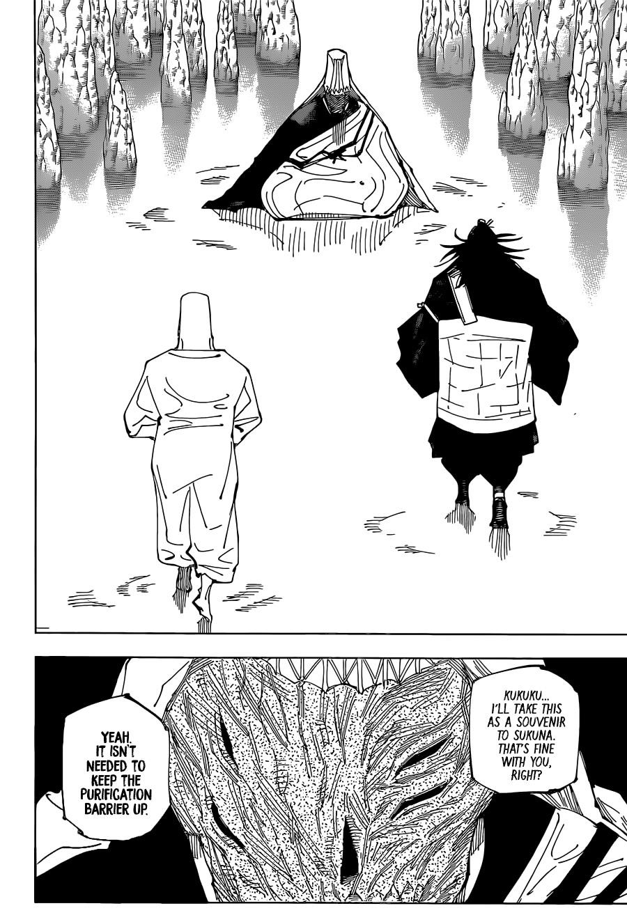 JUJUTSU KAISEN Chapter 220 - Page 8 in English