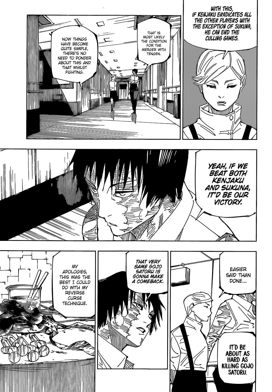 JUJUTSU KAISEN Chapter 220 - Page 9 in English