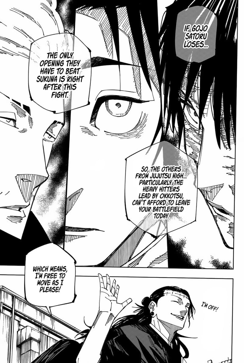 JUJUTSU KAISEN Chapter 222 - Page 13 in English