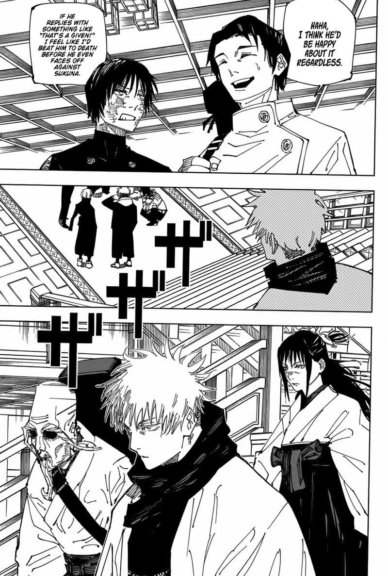 JUJUTSU KAISEN Chapter 222 - Page 15 in English