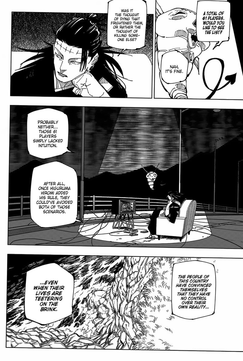 JUJUTSU KAISEN Chapter 222 - Page 4 in English