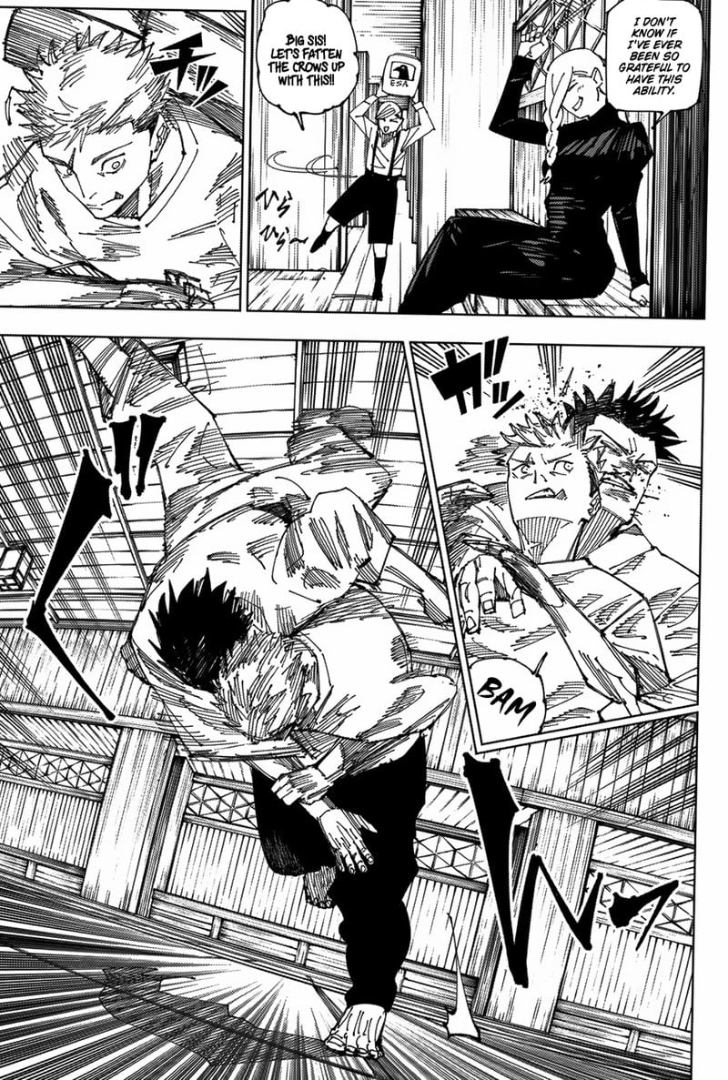 JUJUTSU KAISEN Chapter 222 - Page 9 in English