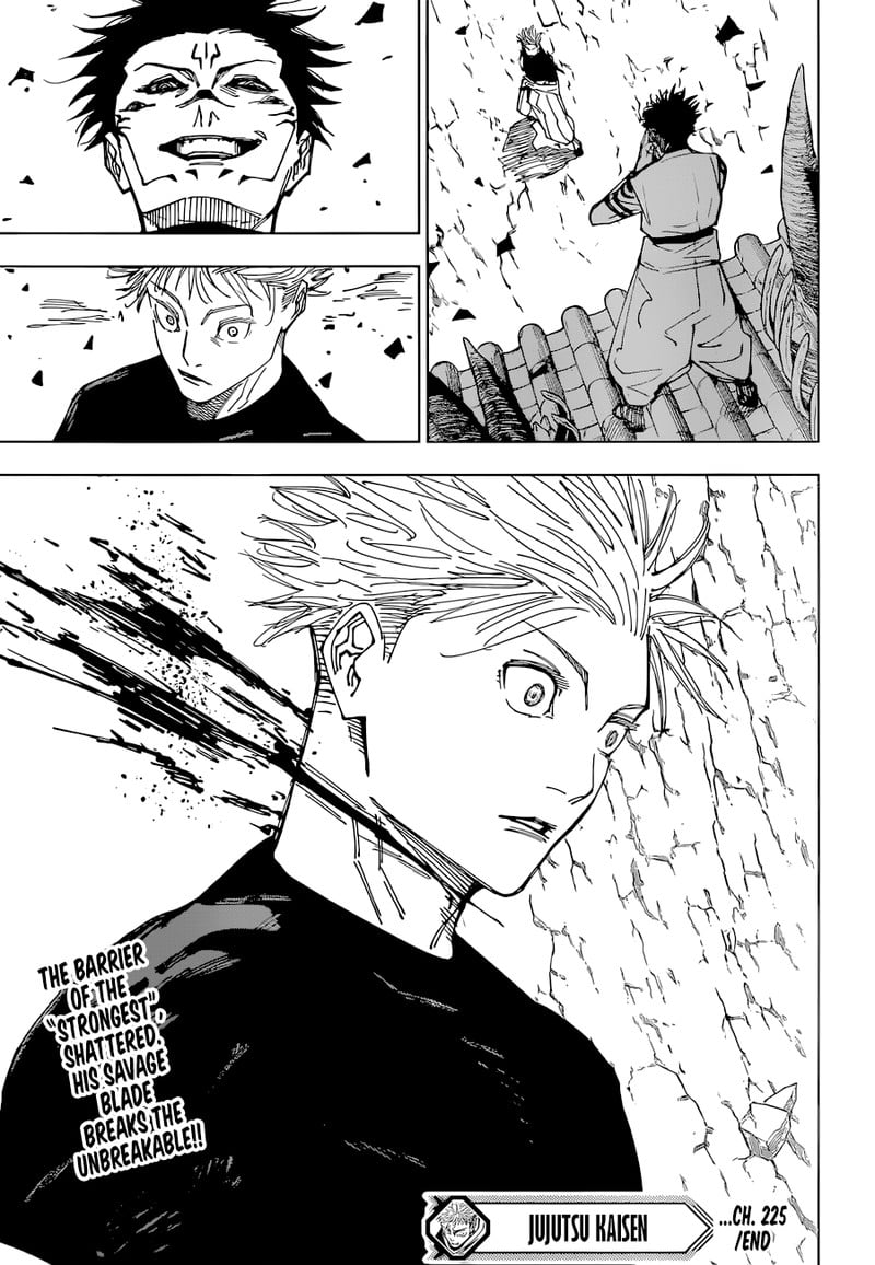 JUJUTSU KAISEN Chapter 225 - Page 17 in English
