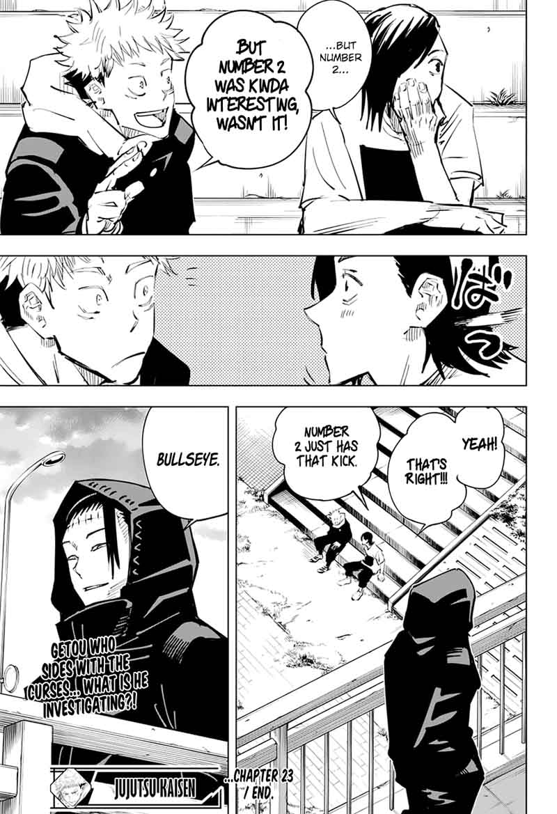 JUJUTSU KAISEN Chapter 23 - Page 20 in English
