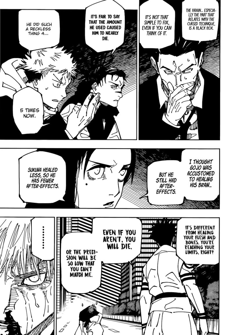 JUJUTSU KAISEN Chapter 230 - Page 11 in English
