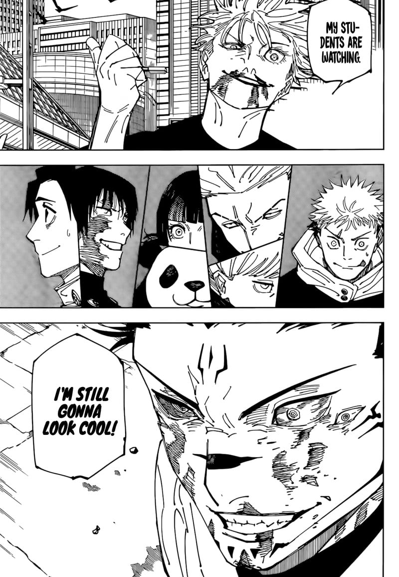 JUJUTSU KAISEN Chapter 230 - Page 17 in English