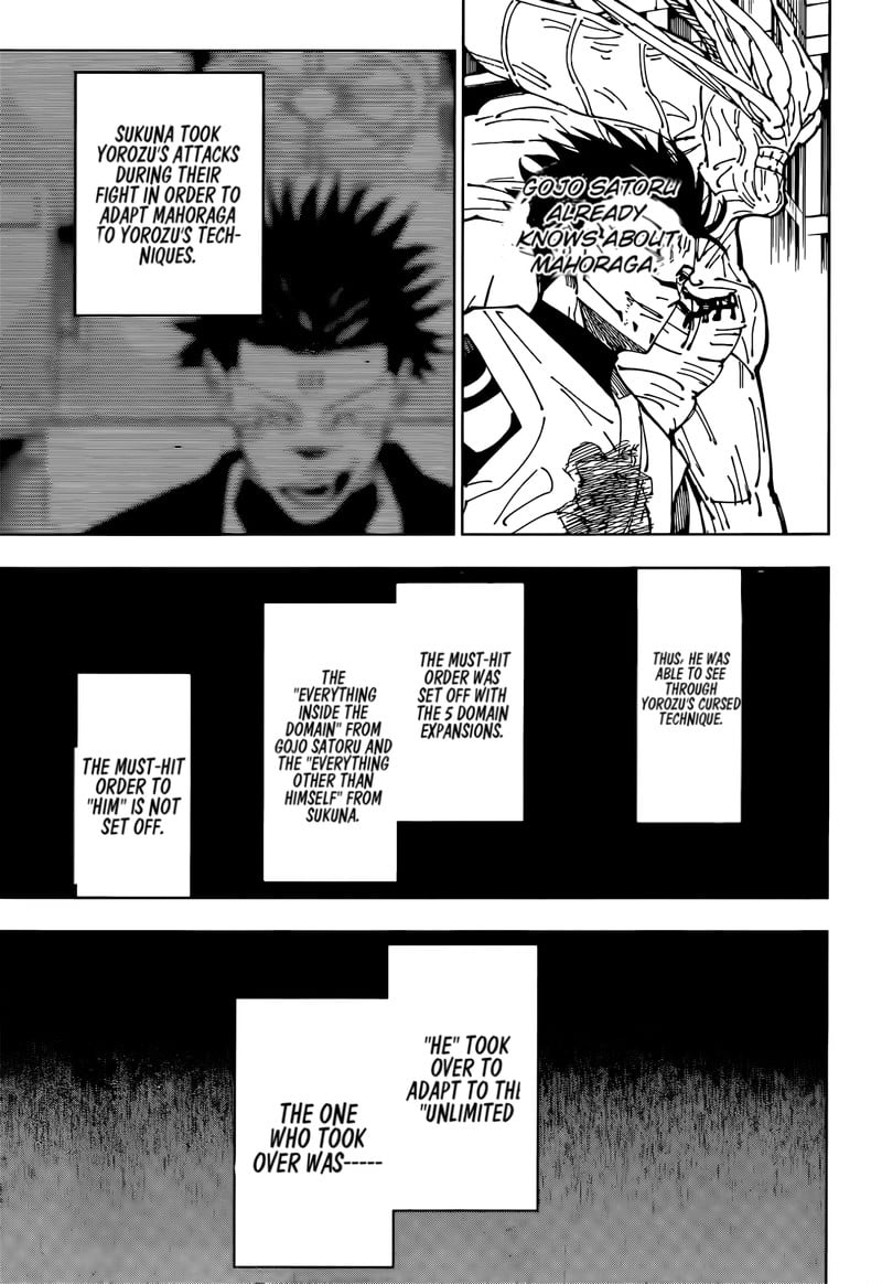 JUJUTSU KAISEN Chapter 230 - Page 3 in English