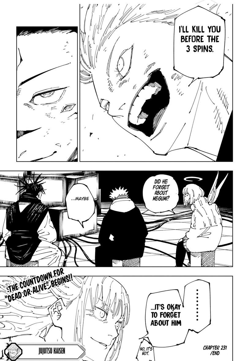 JUJUTSU KAISEN Chapter 231 - Page 18 in English