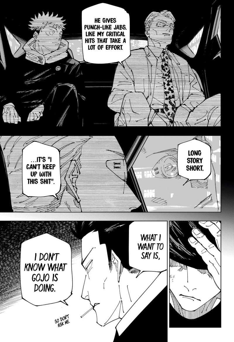 JUJUTSU KAISEN Chapter 231 - Page 3 in English