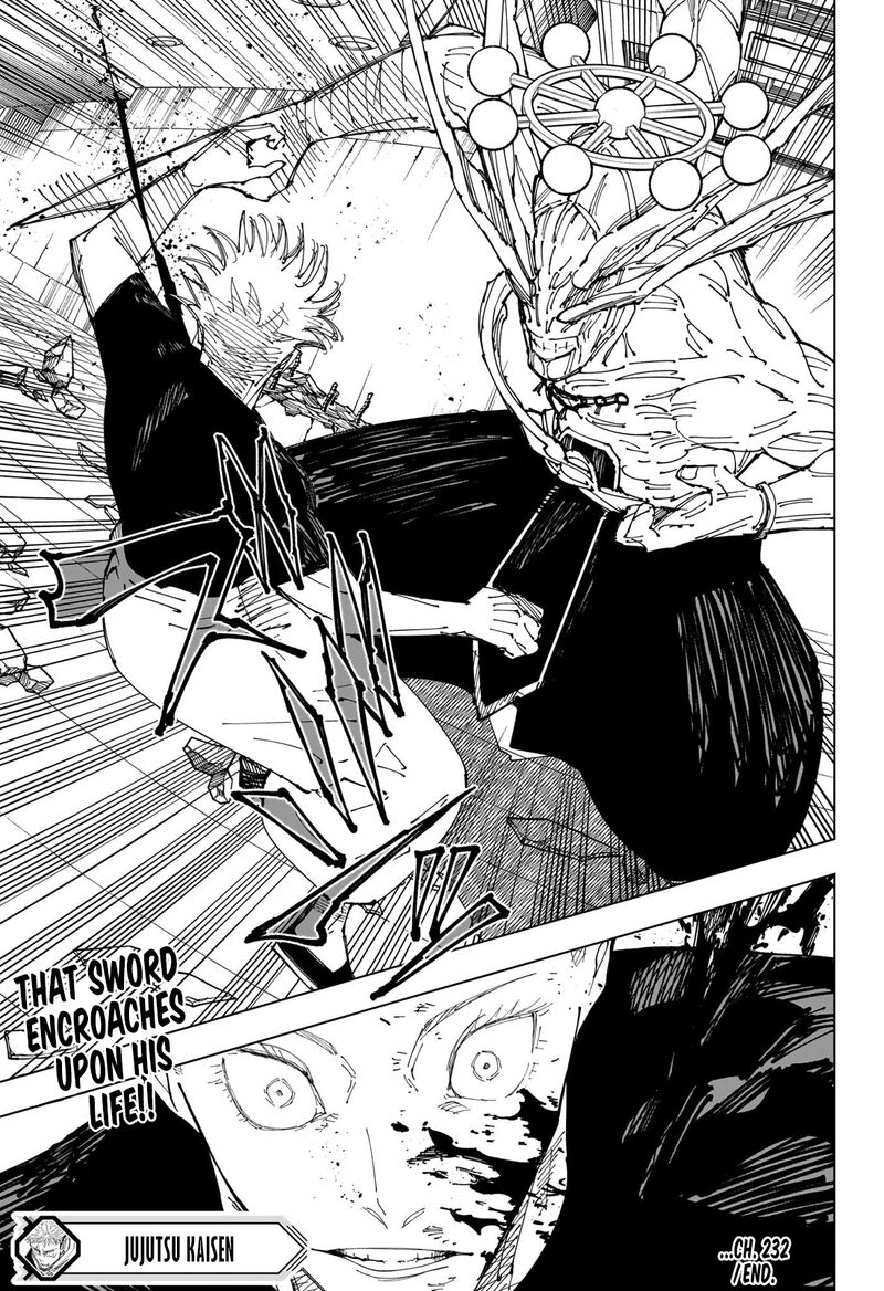 JUJUTSU KAISEN Chapter 232 - Page 18 in English