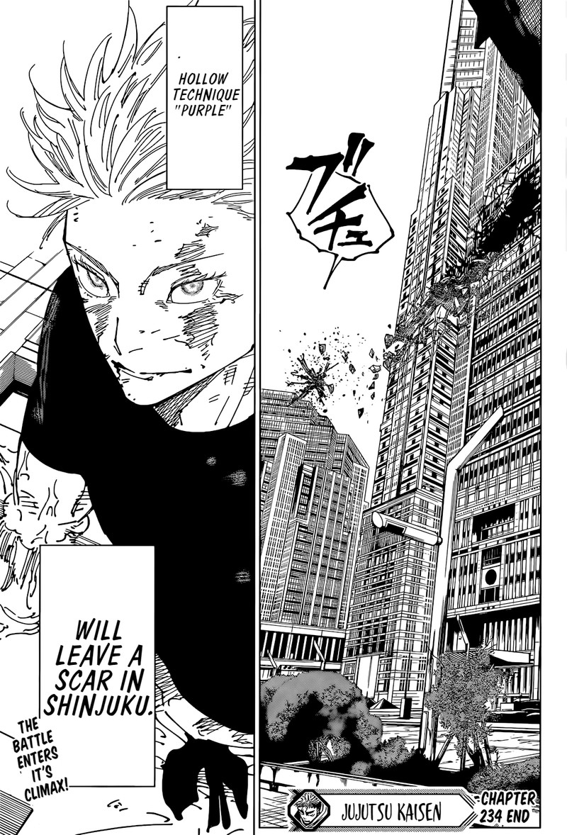 JUJUTSU KAISEN Chapter 234 - Page 18 in English