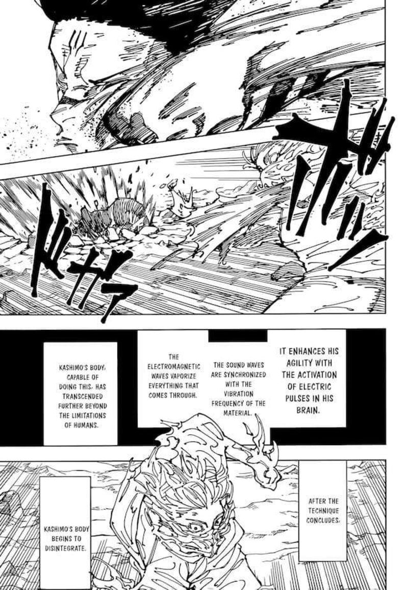 JUJUTSU KAISEN Chapter 237 - Page 17 in English