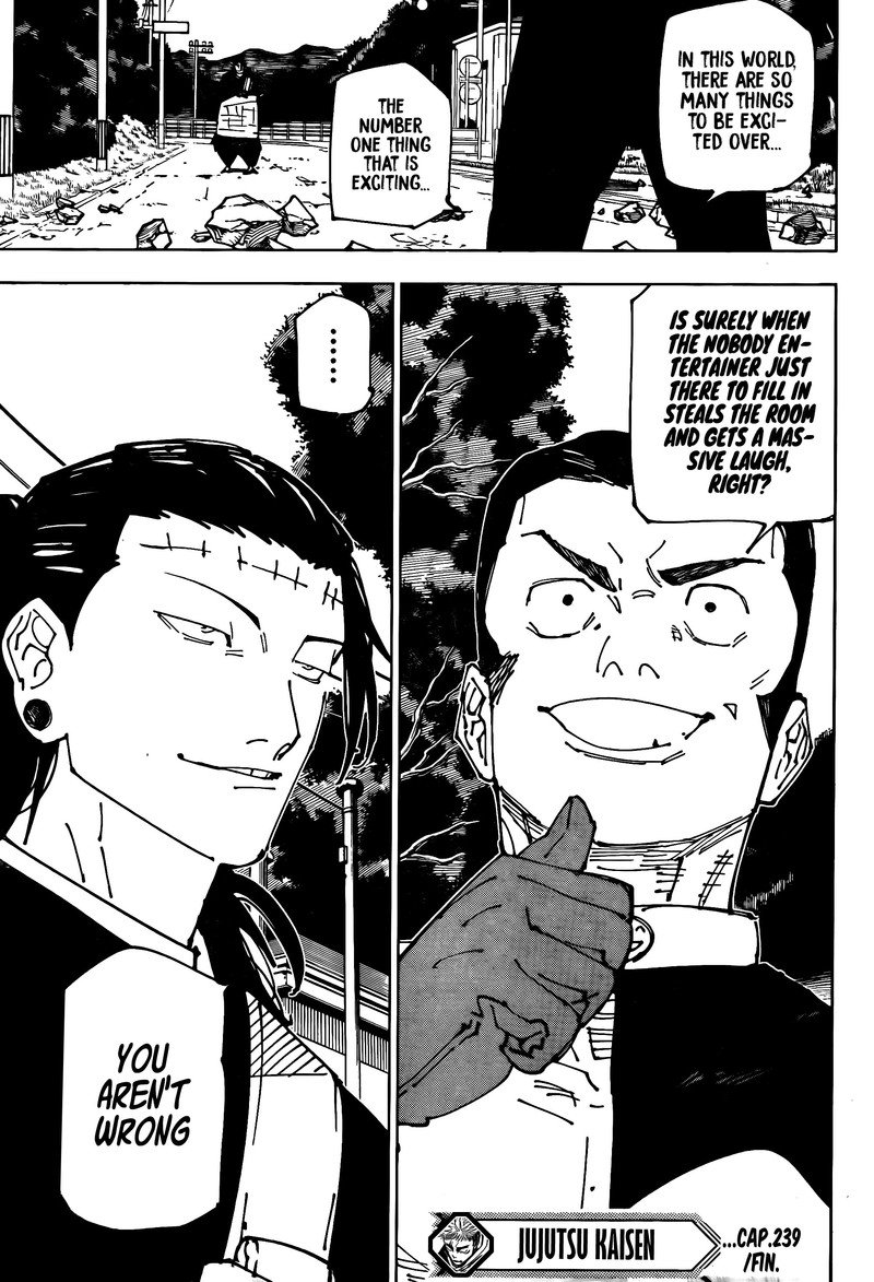 JUJUTSU KAISEN Chapter 239 - Page 19 in English