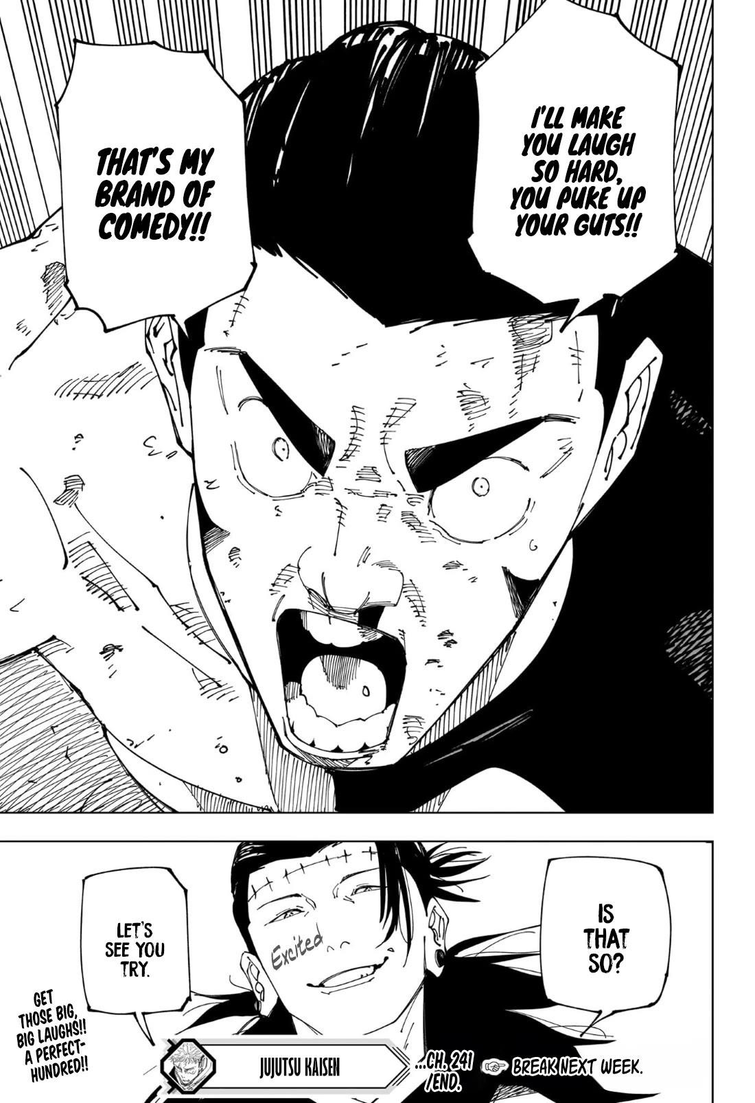 JUJUTSU KAISEN Chapter 241 - Page 19 in English