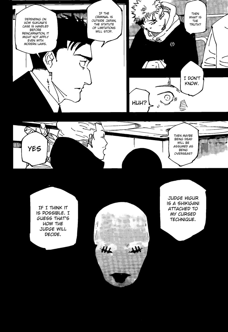 JUJUTSU KAISEN Chapter 244 - Page 10 in English