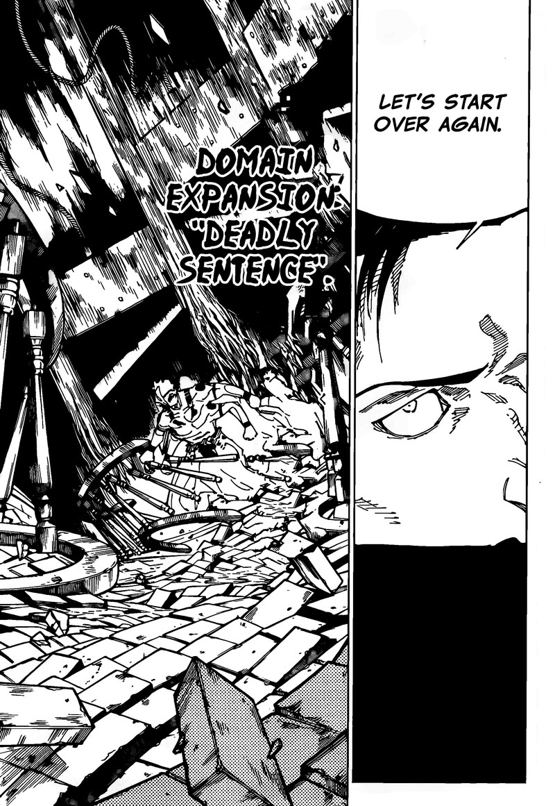 JUJUTSU KAISEN Chapter 244 - Page 17 in English