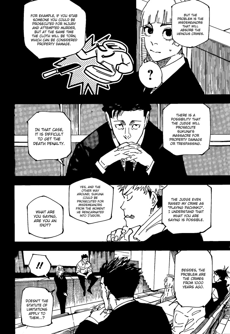 JUJUTSU KAISEN Chapter 244 - Page 8 in English