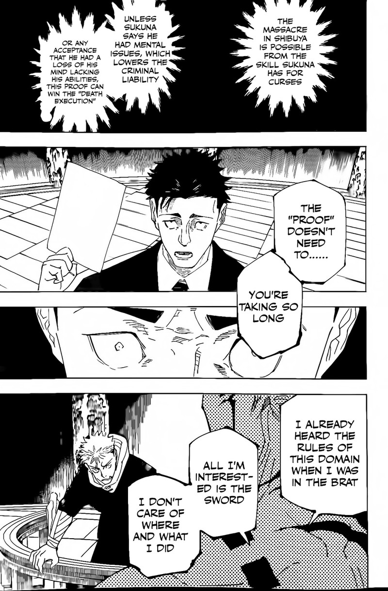 JUJUTSU KAISEN Chapter 245 - Page 13 in English