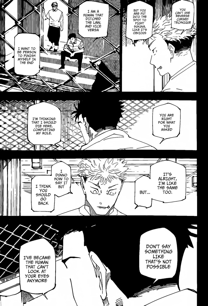 JUJUTSU KAISEN Chapter 246 - Page 17 in English