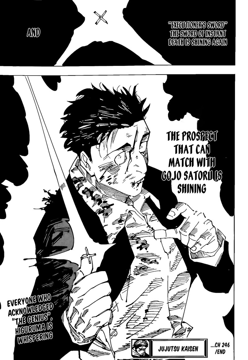 JUJUTSU KAISEN Chapter 246 - Page 19 in English