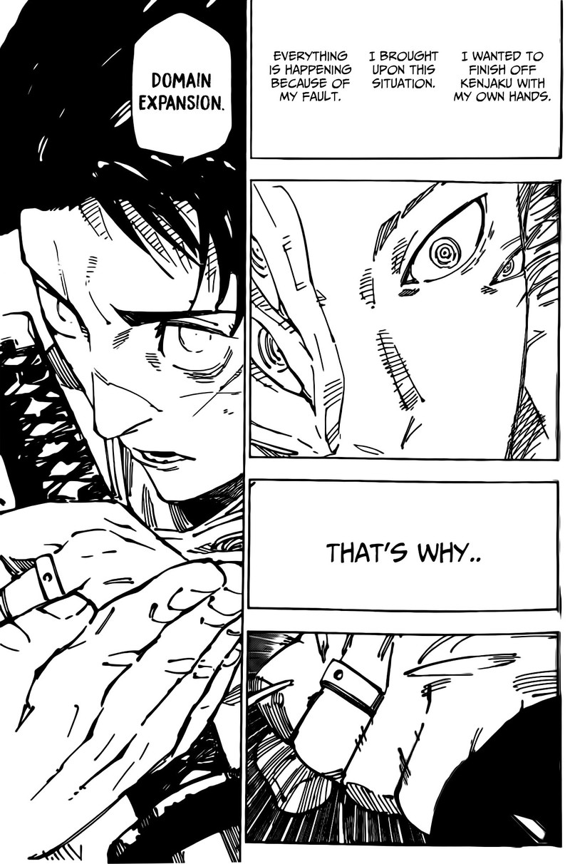 JUJUTSU KAISEN Chapter 249 - Page 12 in English