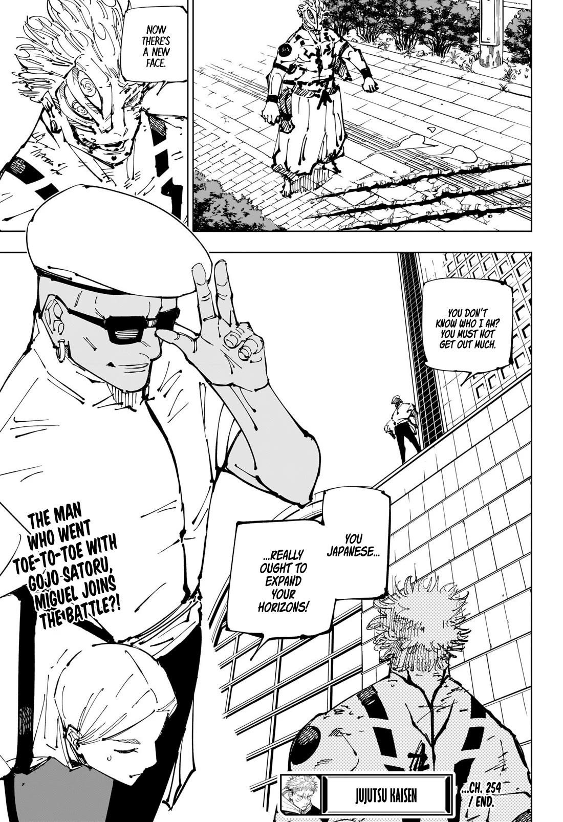 JUJUTSU KAISEN Chapter 254 - Page 18 in English