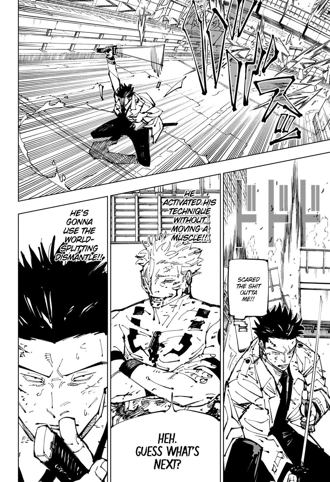 JUJUTSU KAISEN Chapter 254 - Page 4 in English