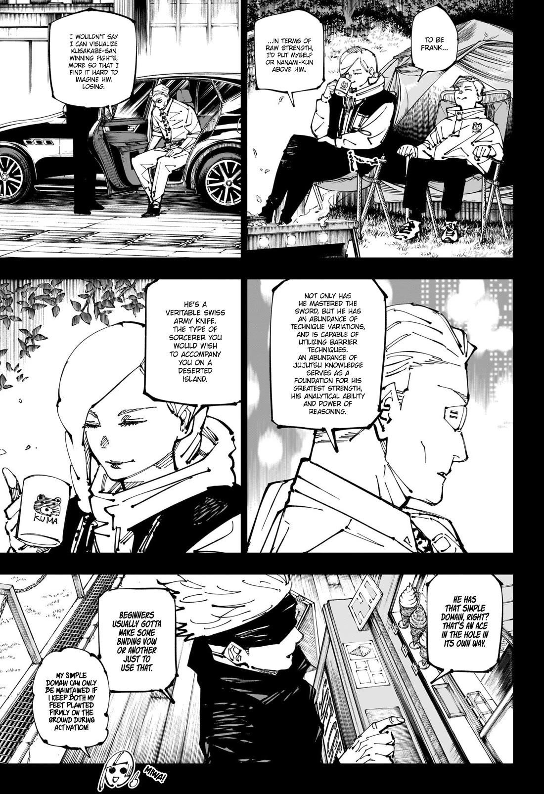 JUJUTSU KAISEN Chapter 254 - Page 5 in English
