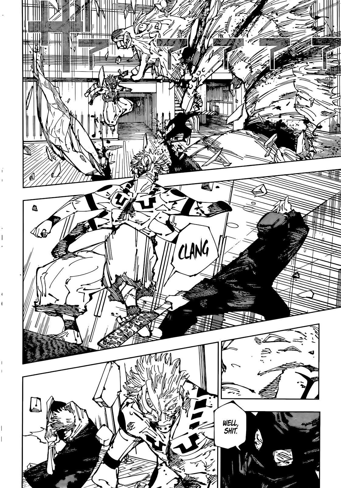JUJUTSU KAISEN Chapter 257 - Page 12 in English
