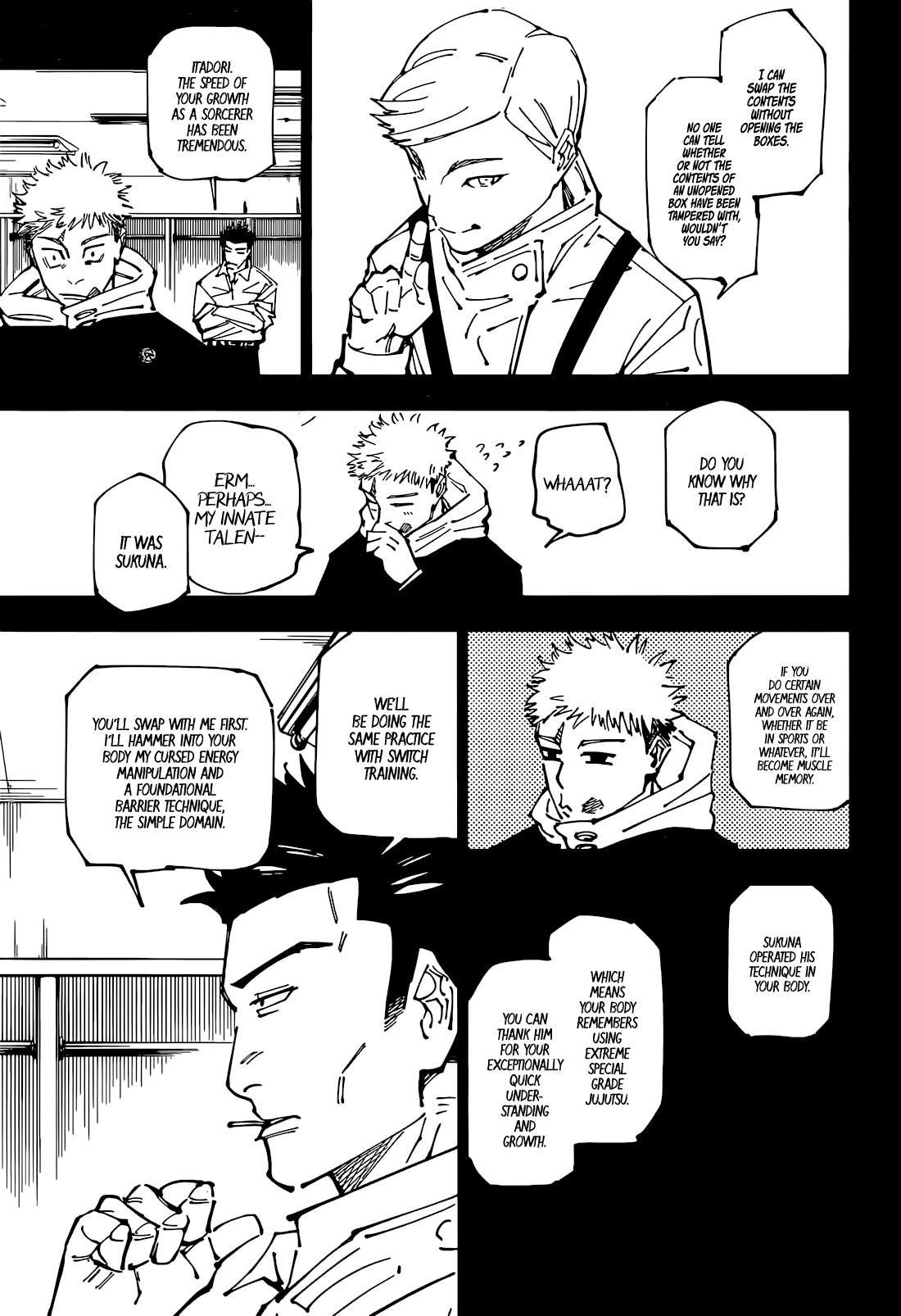 JUJUTSU KAISEN Chapter 258 - Page 7 in English
