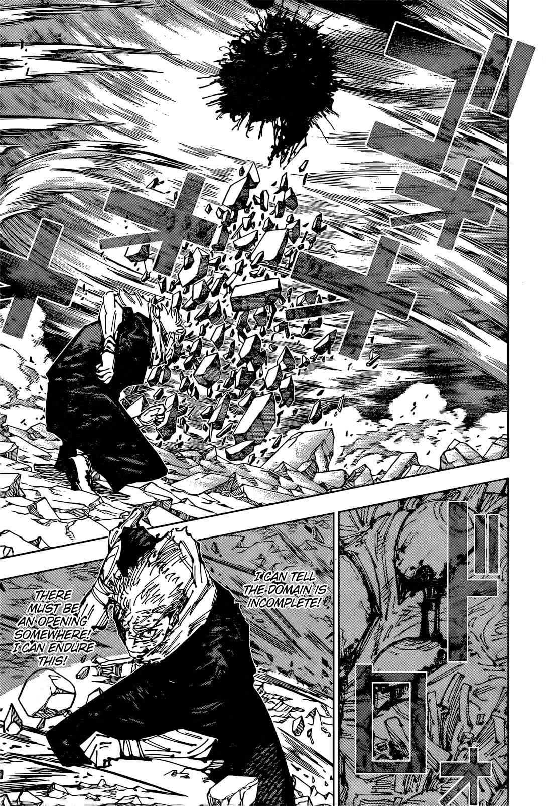JUJUTSU KAISEN Chapter 258 - Page 9 in English