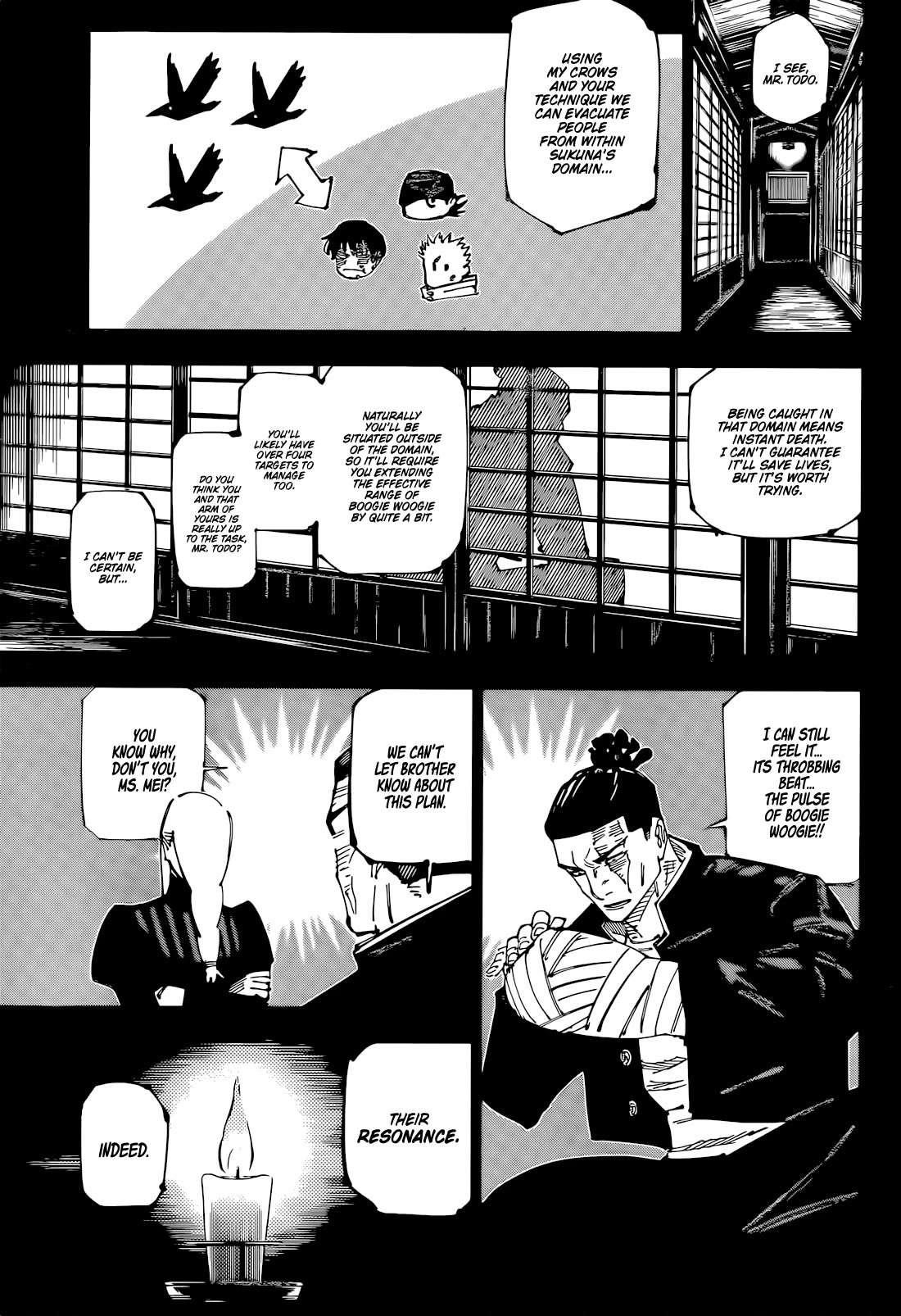 JUJUTSU KAISEN Chapter 259 - Page 12 in English