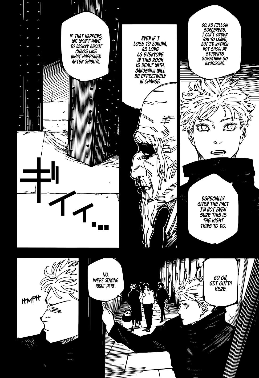JUJUTSU KAISEN Chapter 261 - Page 10 in English