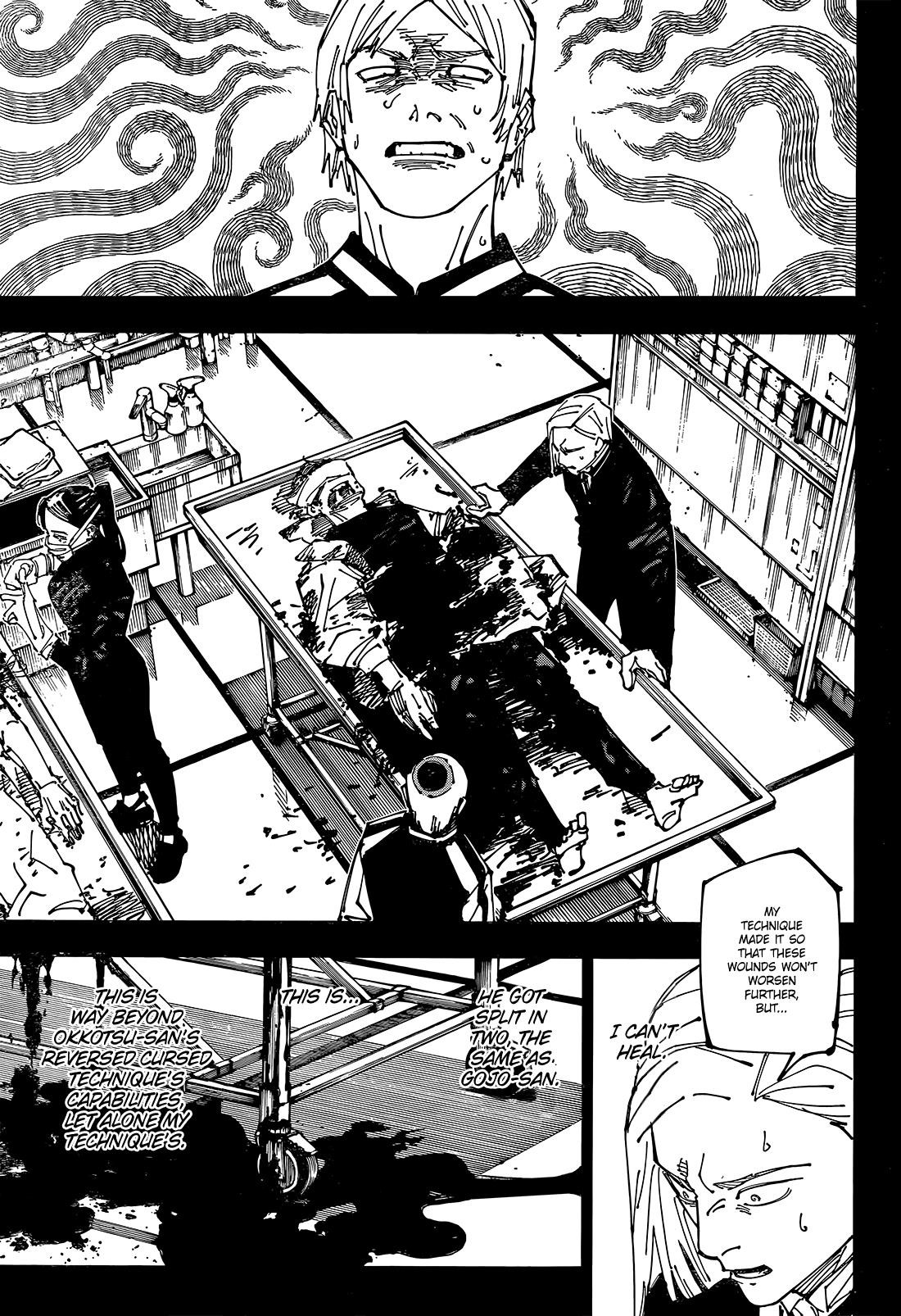 JUJUTSU KAISEN Chapter 261 - Page 13 in English