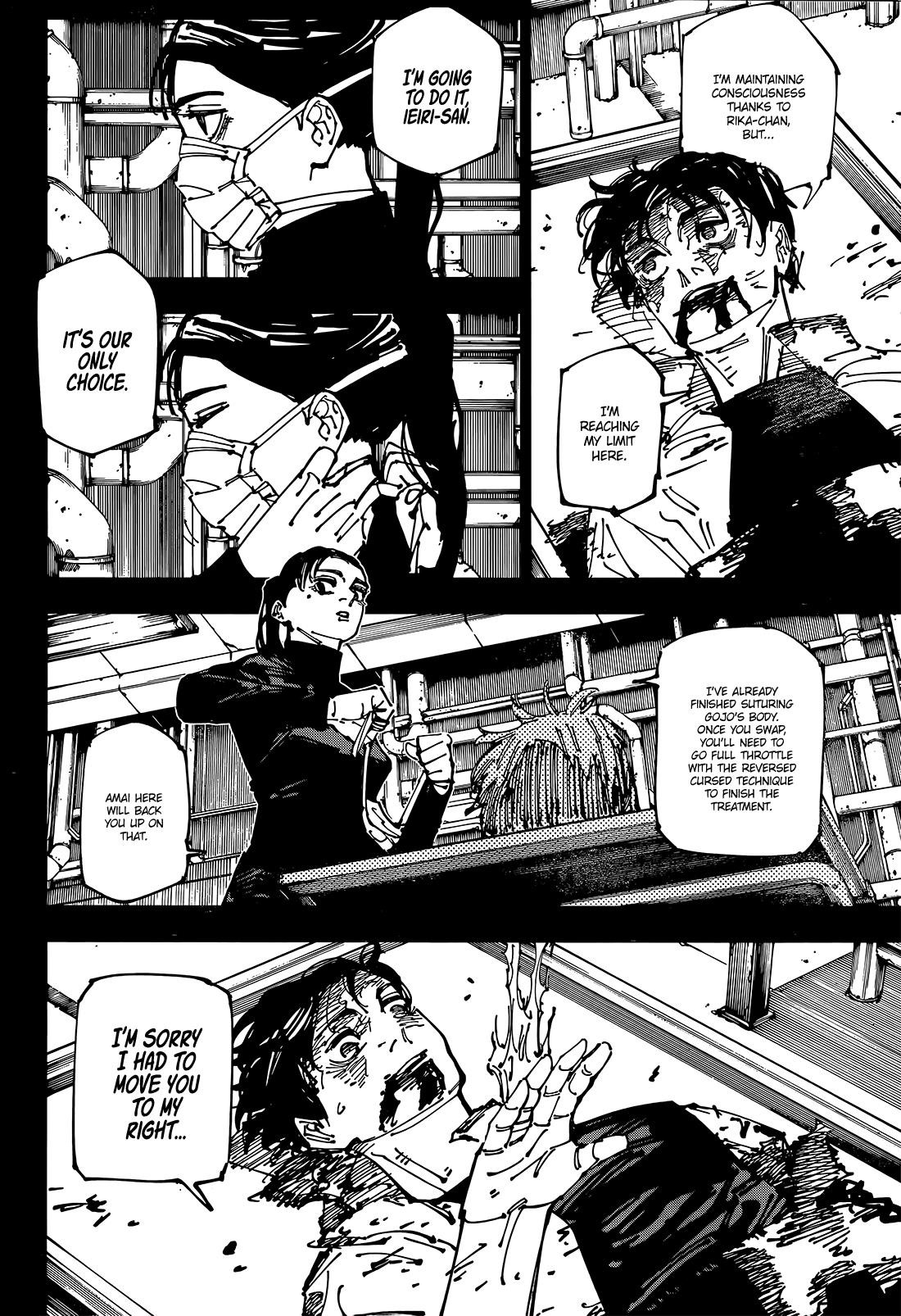 JUJUTSU KAISEN Chapter 261 - Page 14 in English