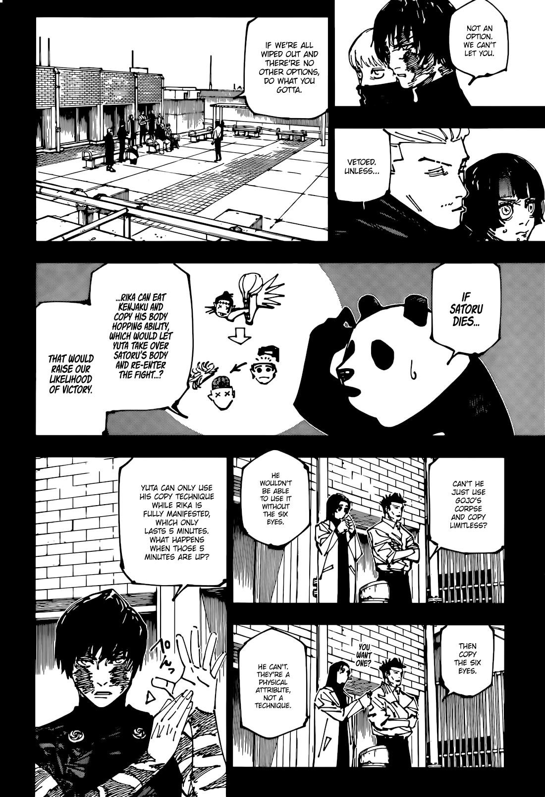JUJUTSU KAISEN Chapter 261 - Page 4 in English