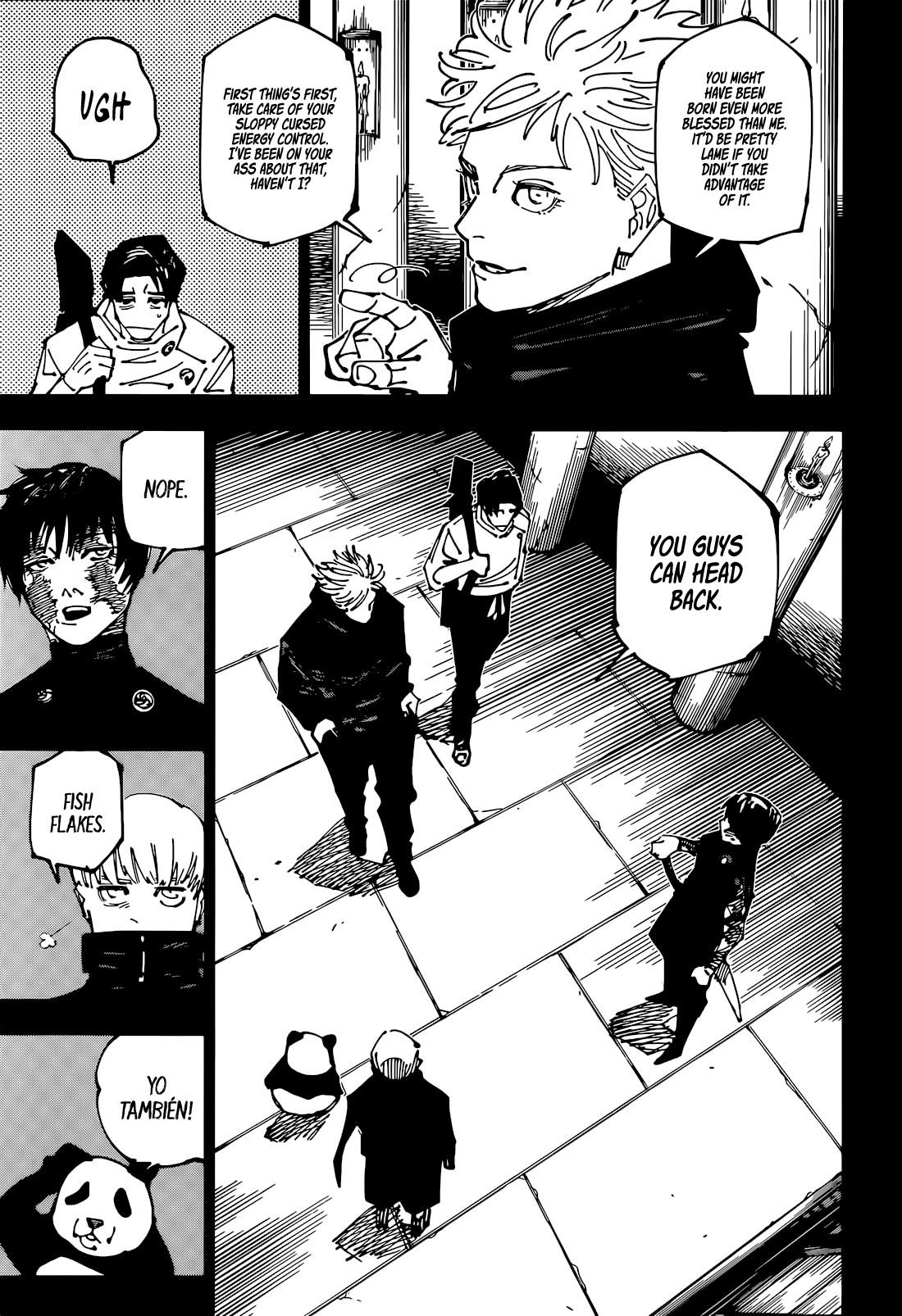 JUJUTSU KAISEN Chapter 261 - Page 9 in English