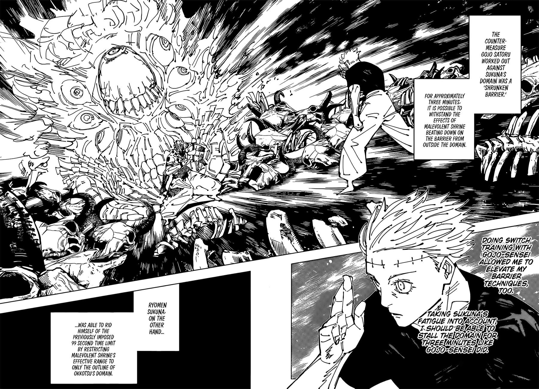 JUJUTSU KAISEN Chapter 262 - Page 4 in English