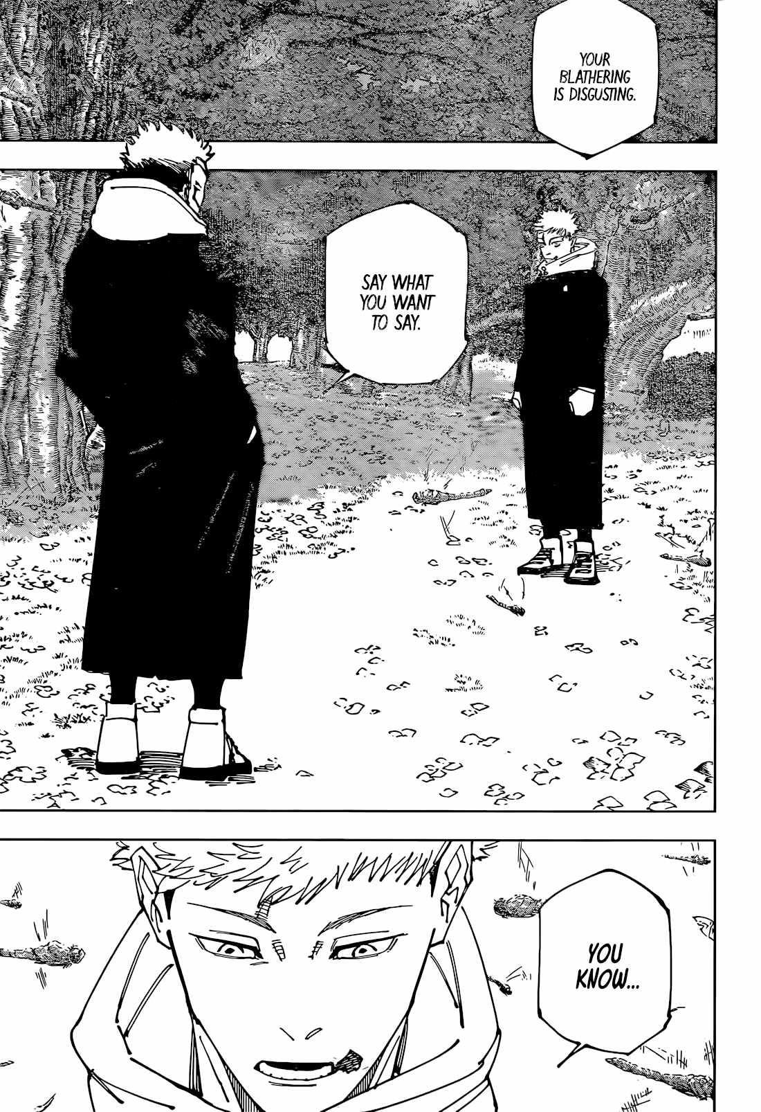 JUJUTSU KAISEN Chapter 265 - Page 11 in English