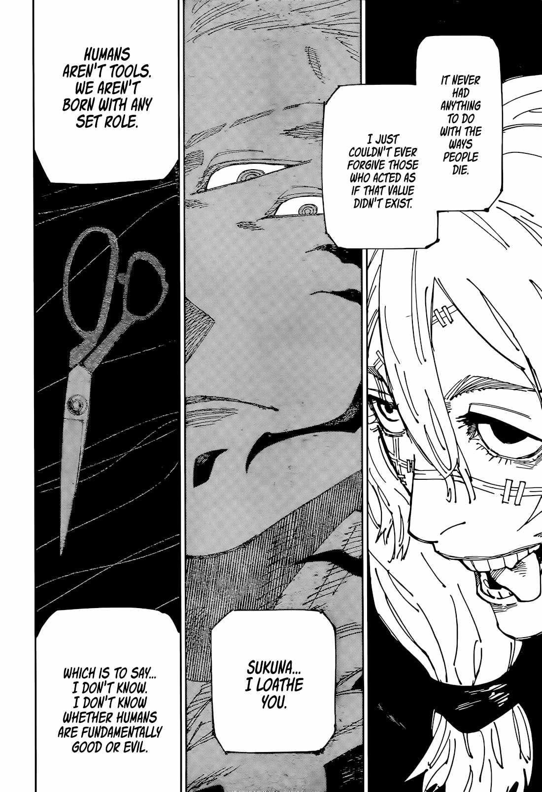 JUJUTSU KAISEN Chapter 265 - Page 14 in English