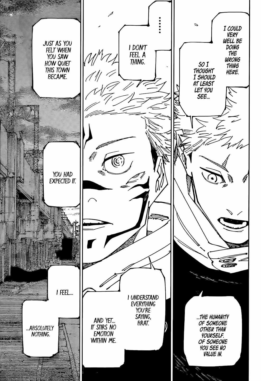 JUJUTSU KAISEN Chapter 265 - Page 15 in English