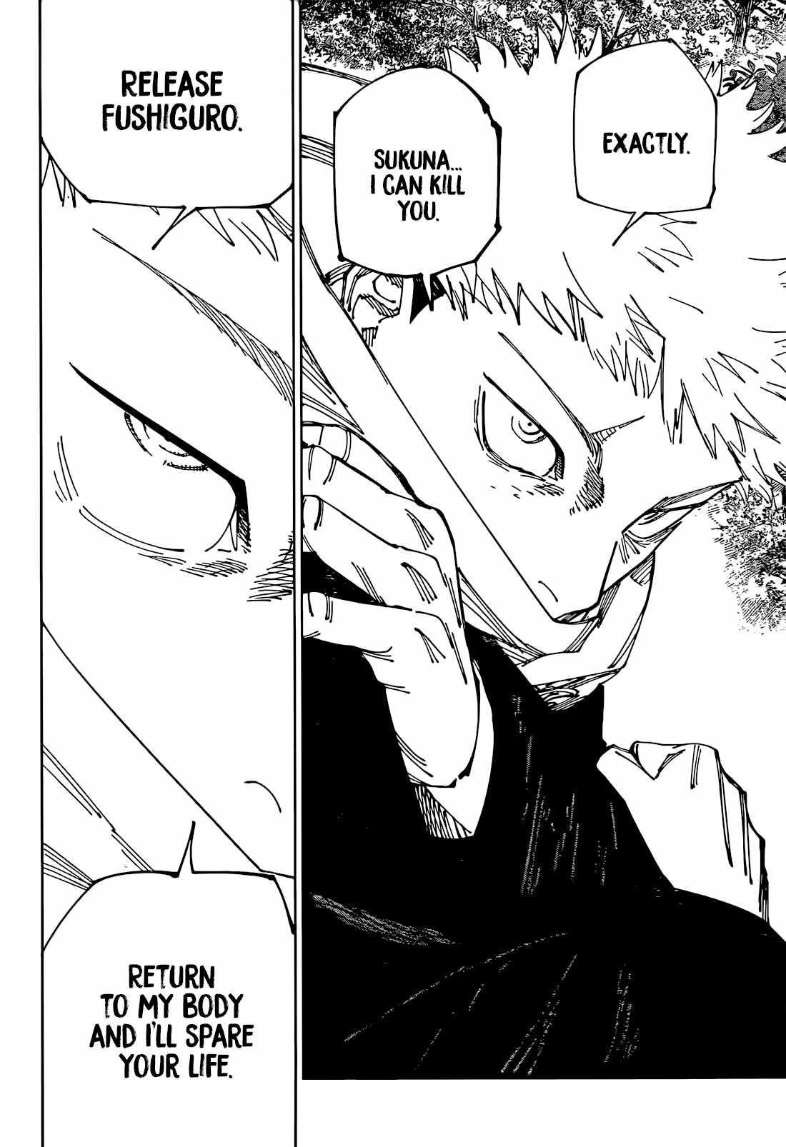 JUJUTSU KAISEN Chapter 265 - Page 18 in English