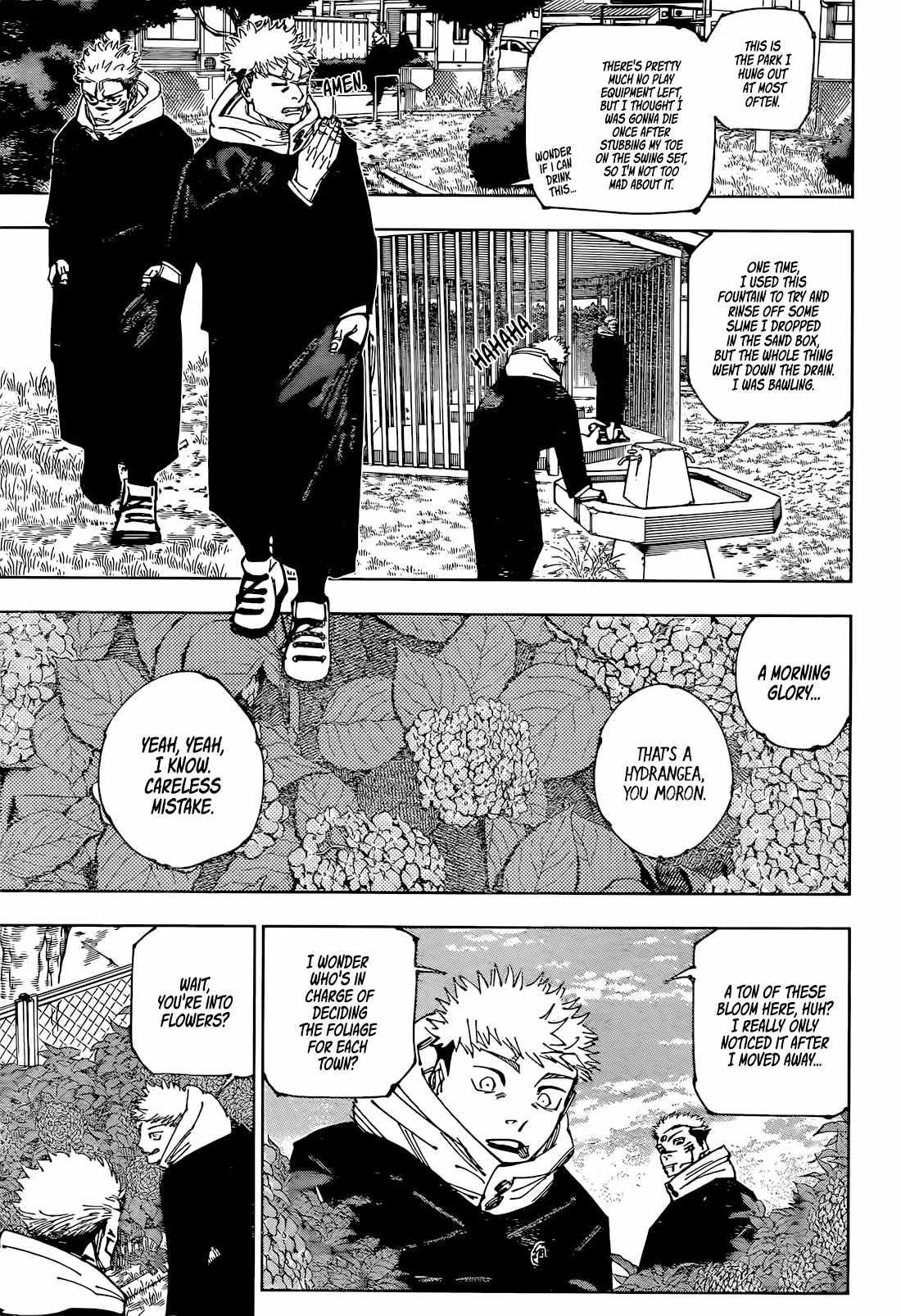 JUJUTSU KAISEN Chapter 265 - Page 3 in English