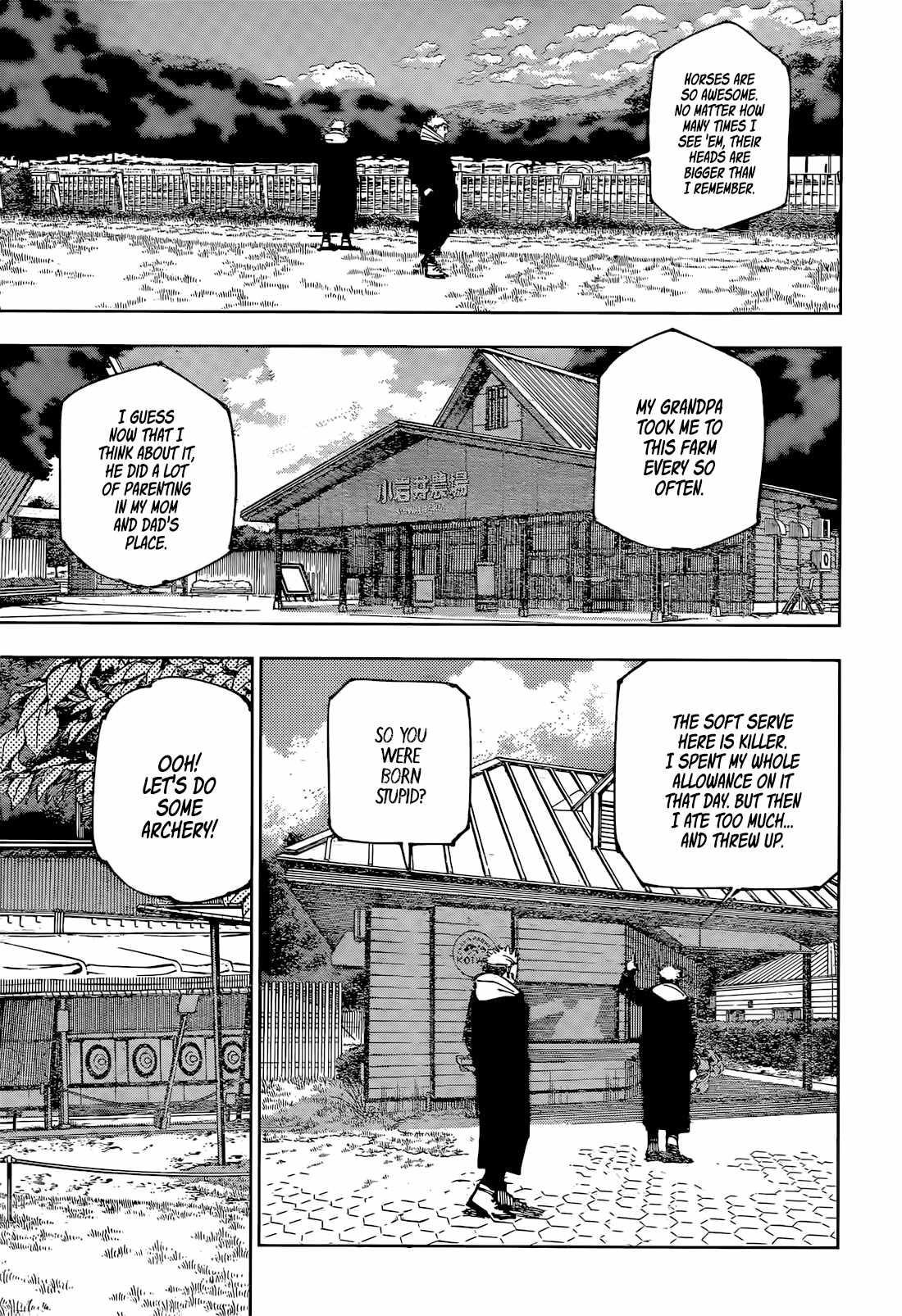 JUJUTSU KAISEN Chapter 265 - Page 7 in English