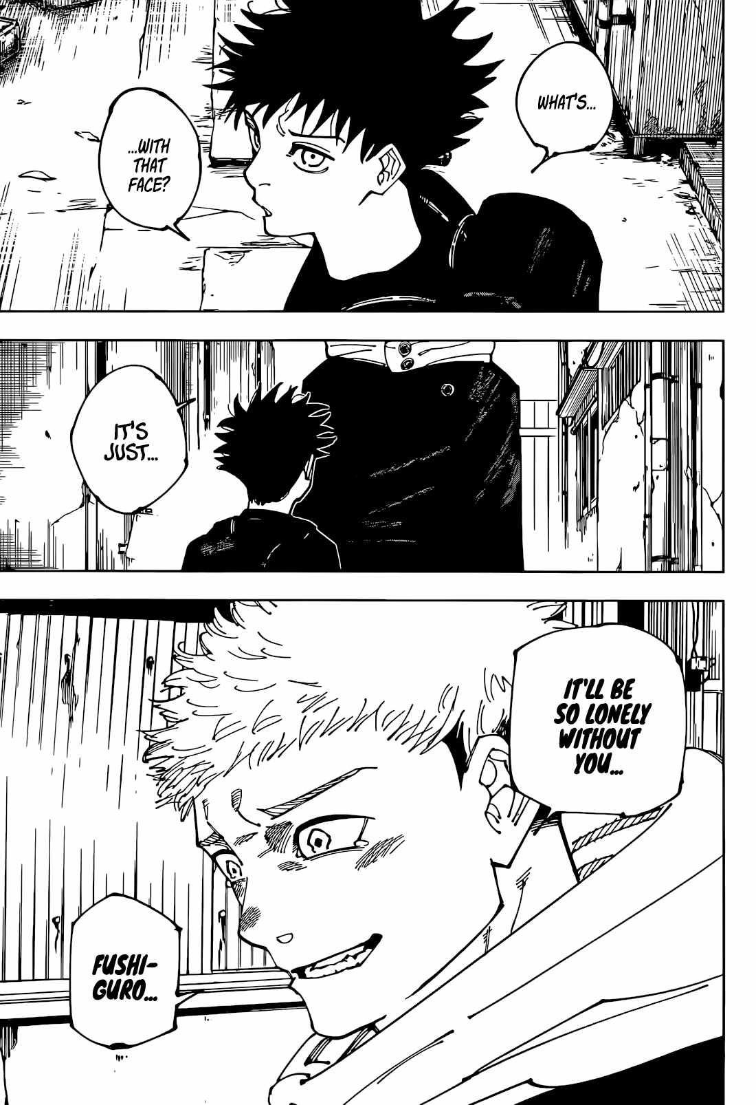 JUJUTSU KAISEN Chapter 266 - Page 11 in English