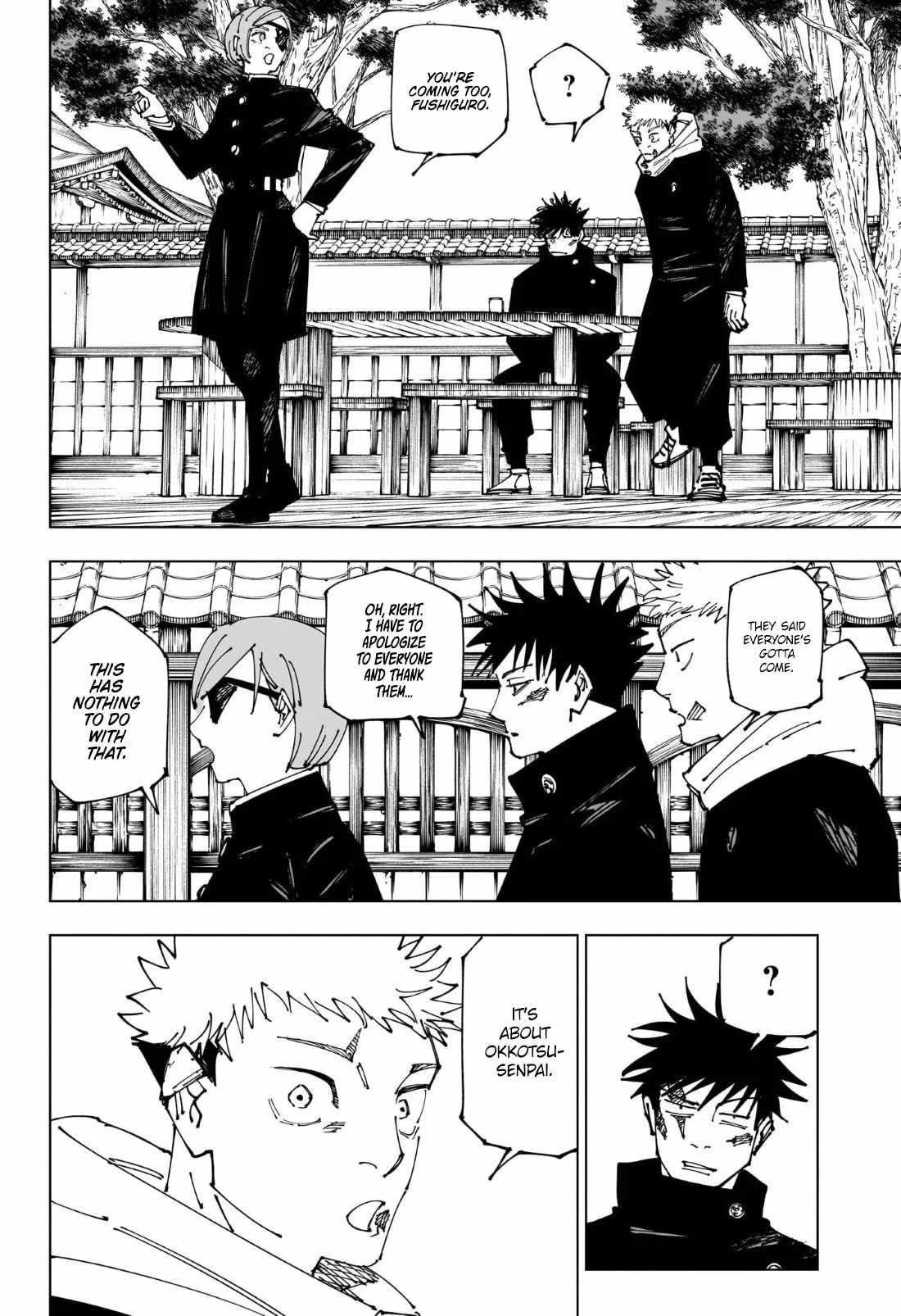 JUJUTSU KAISEN Chapter 268 - Page 17 in English