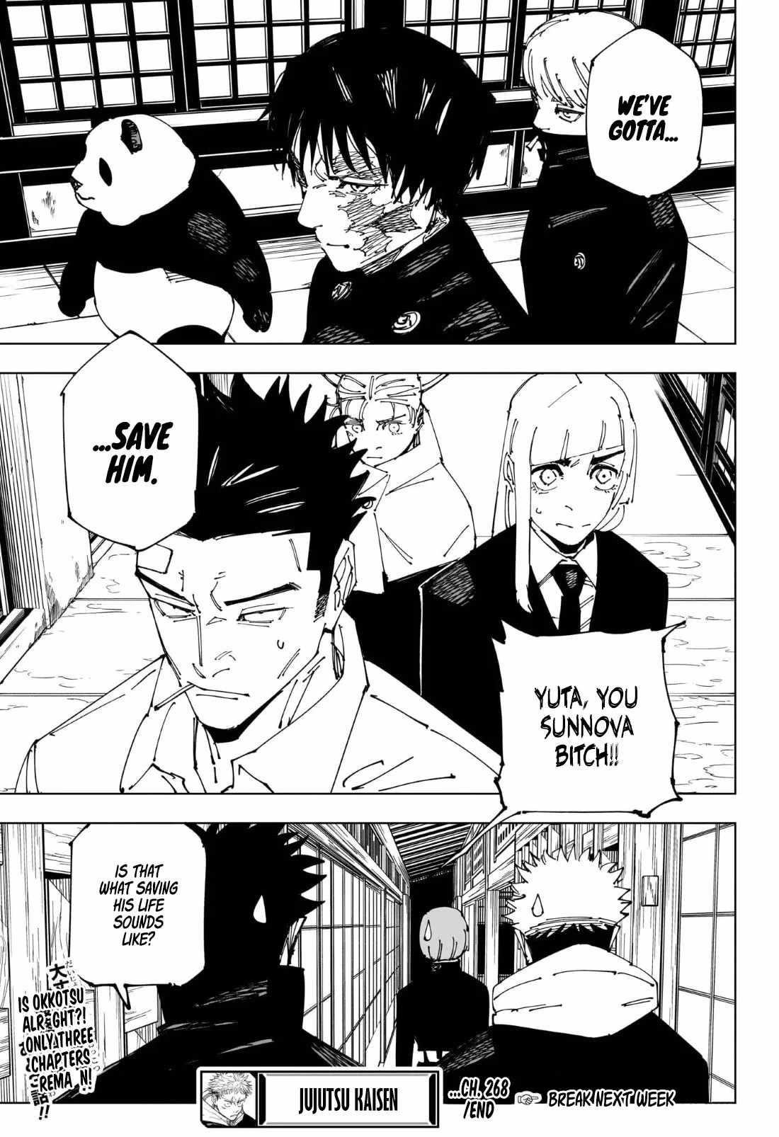JUJUTSU KAISEN Chapter 268 - Page 18 in English