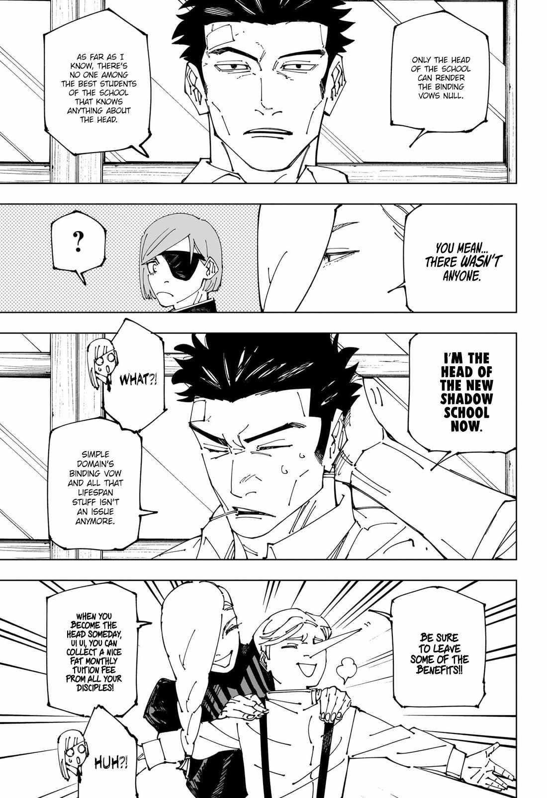 JUJUTSU KAISEN Chapter 269 - Page 15 in English